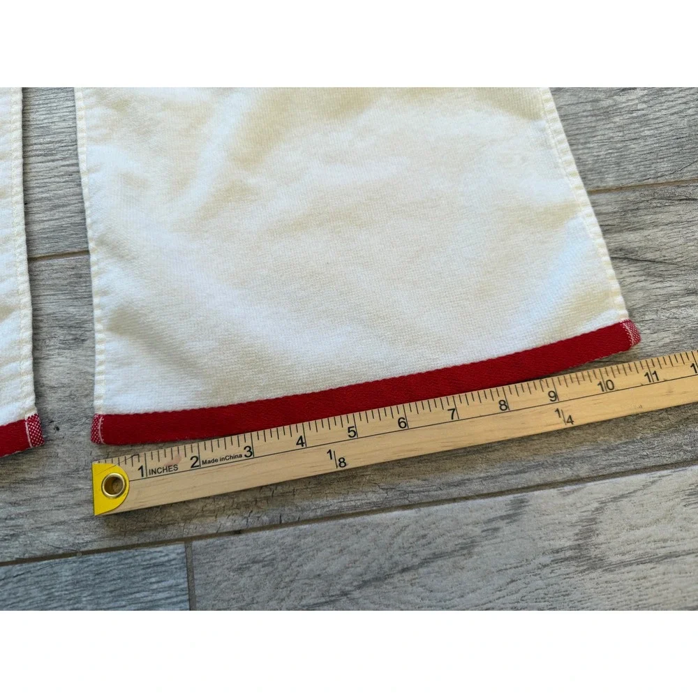 Lenox Set of 2 Hand Towels‎ Christmas Tree Noel Holiday Tea Bath Towel Fingertip